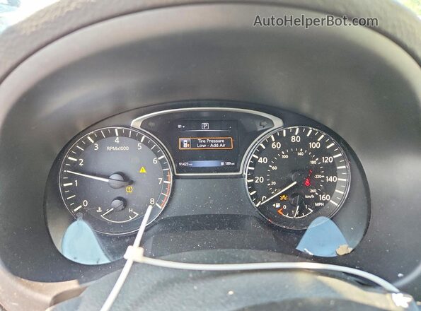 1N4AL3AP3JC292211 2018 NISSAN ALTIMA White Вид щитка приладів