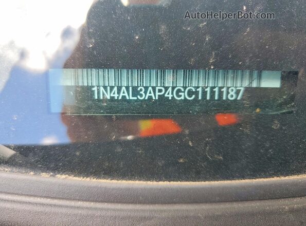 1N4AL3AP4GC111187 2016 NISSAN ALTIMA Gray Vista del compartimento del motor