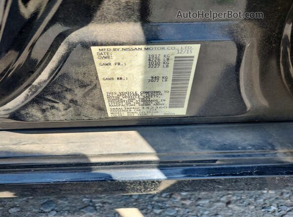 1N4AL3AP4GC142360 2016 NISSAN ALTIMA Black Widok komory silnika