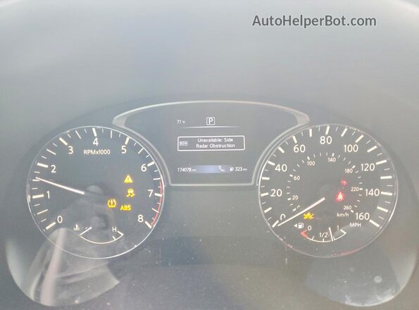 1N4AL3AP4GC152211 2016 NISSAN ALTIMA Silver Vista del cuadro de instrumentos