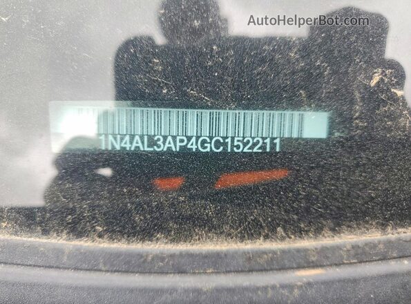 1N4AL3AP4GC152211 2016 NISSAN ALTIMA Silver Vista del compartimento del motor