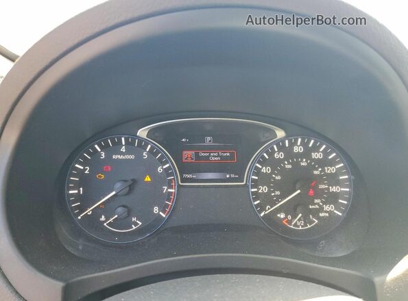 1N4AL3AP4GC198394 2016 NISSAN ALTIMA Charcoal Սարքավորումների վահանակի տեսք