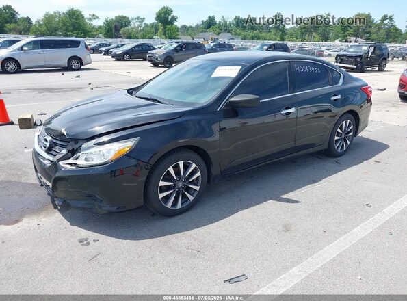 1N4AL3AP4GC217543 2016 NISSAN ALTIMA Black წინა მარცხენა ხედი სამი მეოთხედიდან