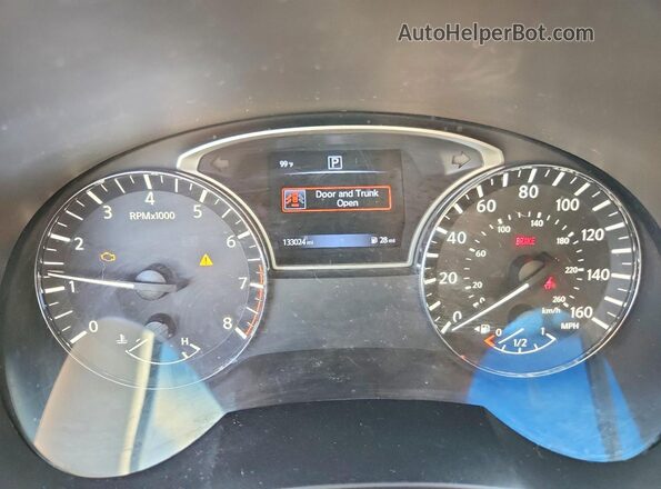 1N4AL3AP4GN345060 2016 NISSAN ALTIMA White Vista del cuadro de instrumentos