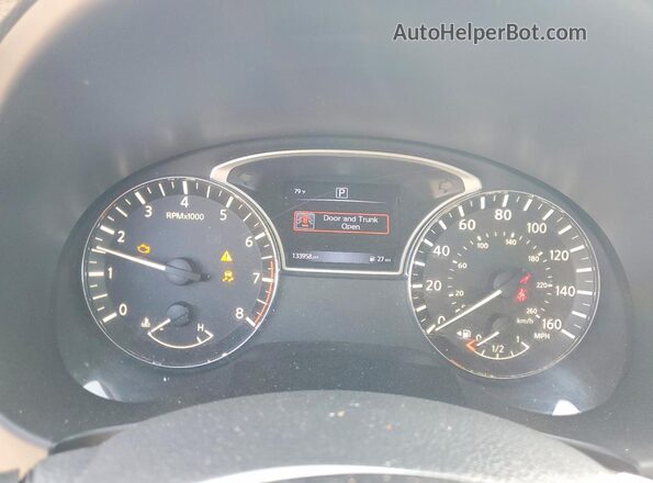 1N4AL3AP4GN389480 2016 NISSAN ALTIMA Silver Вид щитка приладів