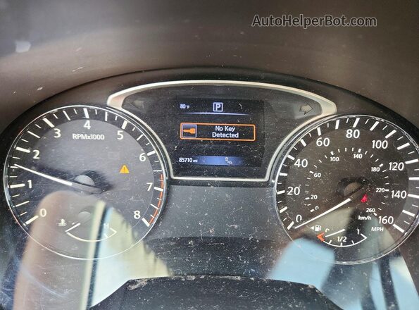 1N4AL3AP4HC192788 2017 NISSAN ALTIMA Silver Вид щитка приладів