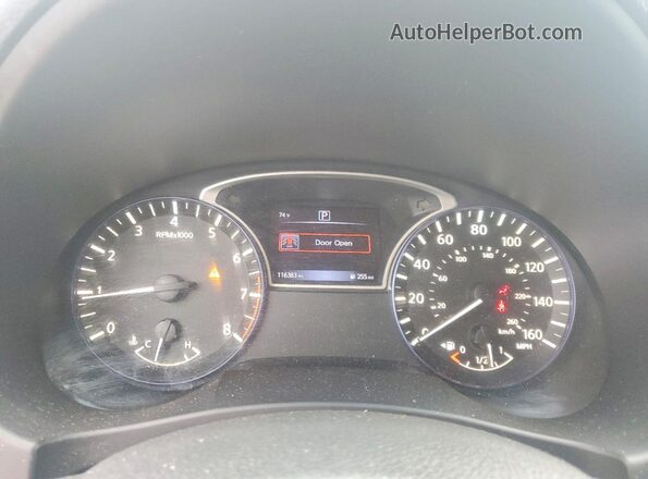 1N4AL3AP4HC232741 2017 NISSAN ALTIMA Red Vista del cuadro de instrumentos
