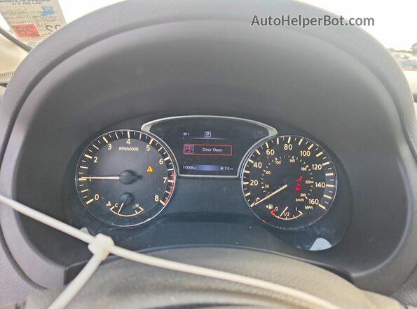 1N4AL3AP4HC278229 2017 NISSAN ALTIMA White Widok zestawu wskaźników