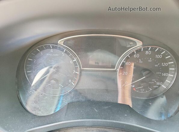 1N4AL3AP4HC283916 2017 NISSAN ALTIMA Black ხელსაწყოთა პანელის ხედი