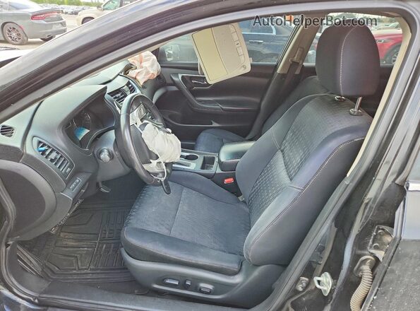 1N4AL3AP4HC283916 2017 NISSAN ALTIMA Black წინა სალონის ხედი