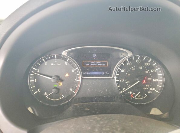 1N4AL3AP4HN364371 2017 NISSAN ALTIMA Silver Widok zestawu wskaźników