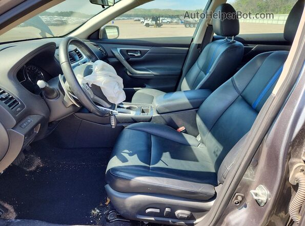 1N4AL3AP4JC145718 2018 NISSAN ALTIMA Gray წინა სალონის ხედი