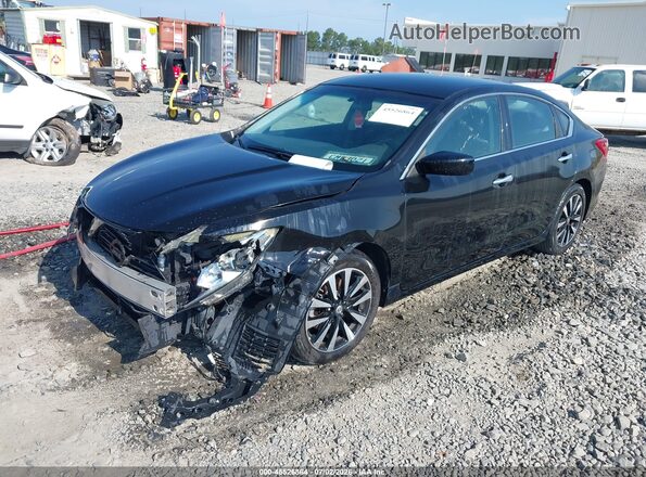 1N4AL3AP4JC160204 2018 NISSAN ALTIMA Black Vista tres cuartos delantera izquierda