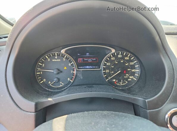 1N4AL3AP4JC181425 2018 NISSAN ALTIMA Белый Вид щитка приборов