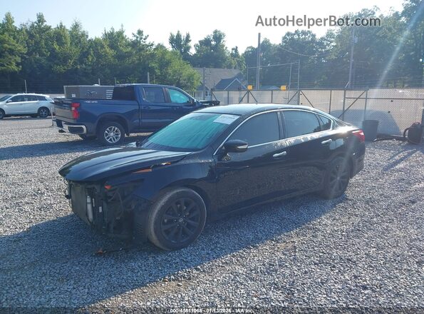 1N4AL3AP4JC217503 2018 NISSAN ALTIMA Black წინა მარცხენა ხედი სამი მეოთხედიდან