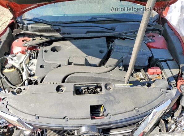 1N4AL3AP4JC234348 2018 NISSAN ALTIMA Red Вид задньої частини салону