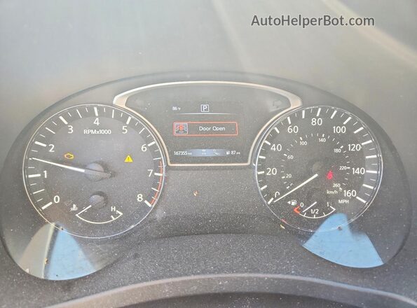 1N4AL3AP4JC237489 2018 NISSAN ALTIMA White Вид щитка приладів