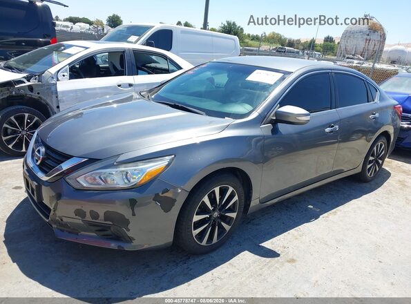 1N4AL3AP4JC242000 2018 NISSAN ALTIMA Серый Передняя левая четверть
