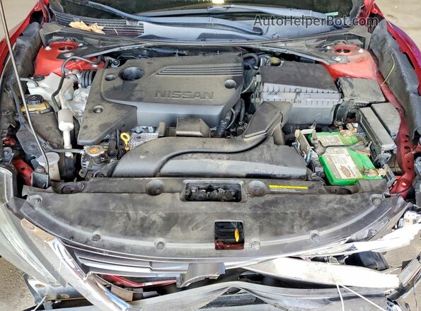 1N4AL3AP4JC242806 2018 NISSAN ALTIMA Red Vista interior trasera
