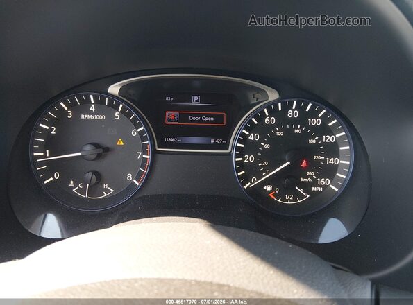 1N4AL3AP5GC206910 2016 NISSAN ALTIMA Black Widok tylnych siedzeń