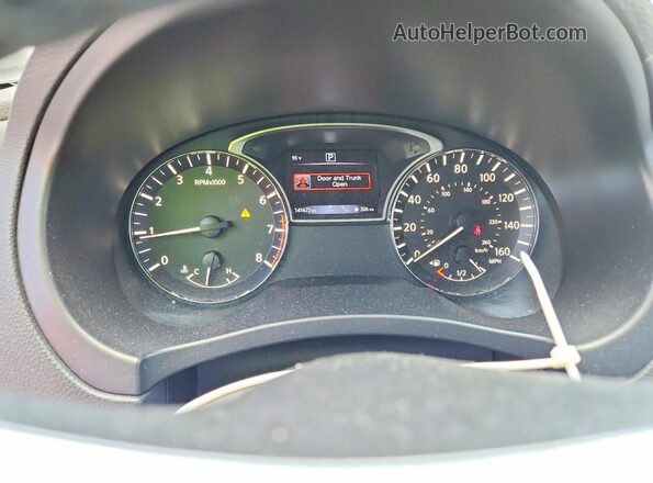 1N4AL3AP5GC263575 2016 NISSAN ALTIMA Silver Вид щитка приладів