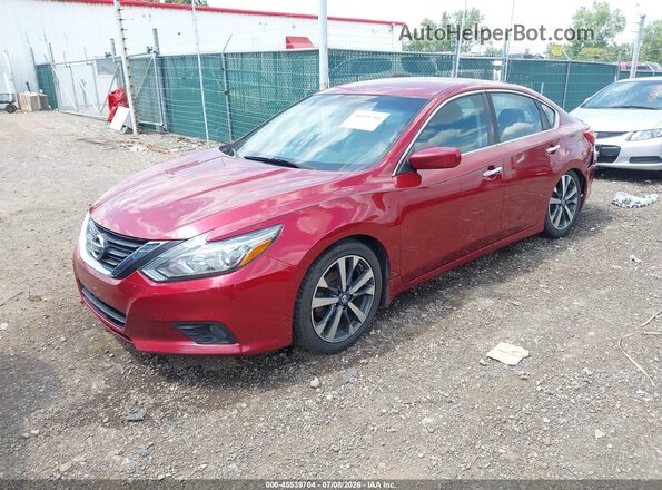 1N4AL3AP5GC269005 2016 NISSAN ALTIMA Темно-бордовый Передняя левая четверть