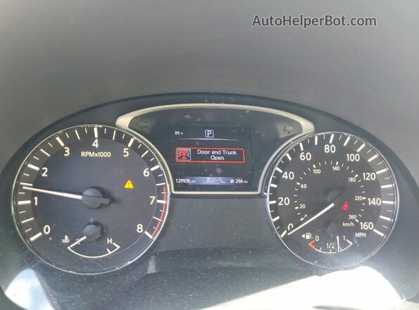 1N4AL3AP5HC118506 2017 NISSAN ALTIMA Black Vista del cuadro de instrumentos