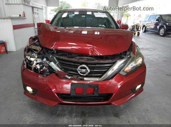 1N4AL3AP5HC147519 2017 NISSAN ALTIMA Red Instrument cluster view