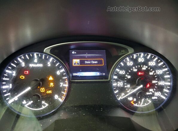 1N4AL3AP5HC492890 2017 NISSAN ALTIMA White Widok zestawu wskaźników