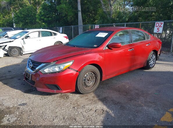 1N4AL3AP5HN311484 2017 NISSAN ALTIMA Red Առջևի ձախ երեք քառորդ տեսարան