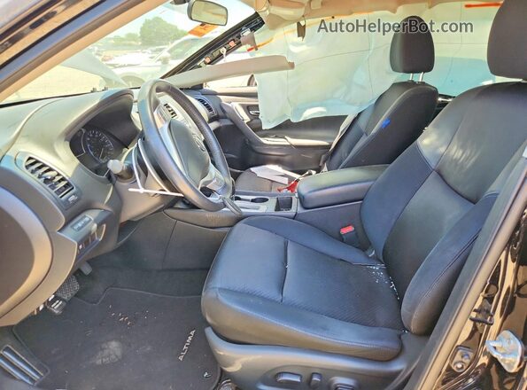 1N4AL3AP5HN319147 2017 NISSAN ALTIMA Black Вид салону спереду