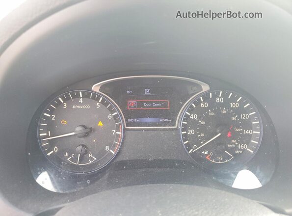 1N4AL3AP5HN325885 2017 NISSAN ALTIMA Gray ხელსაწყოთა პანელის ხედი