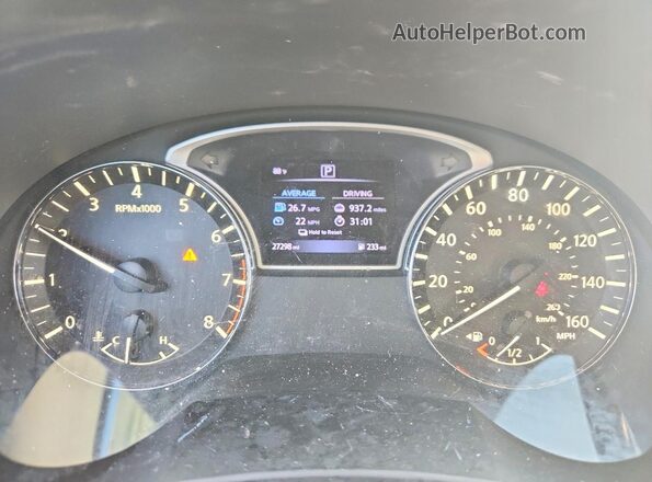 1N4AL3AP5HN334442 2017 NISSAN ALTIMA Серый Вид щитка приборов