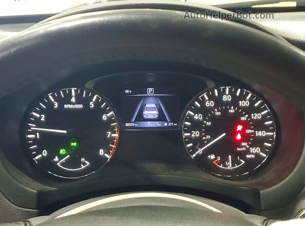 1N4AL3AP5JC213959 2018 NISSAN ALTIMA Gray Instrument cluster view