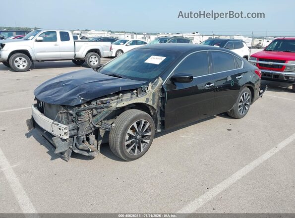 1N4AL3AP5JC238196 2018 NISSAN ALTIMA Black Առջևի ձախ երեք քառորդ տեսարան