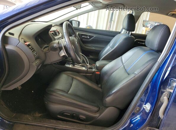 1N4AL3AP5JC272400 2018 NISSAN ALTIMA Blue Widok wnętrza z przodu