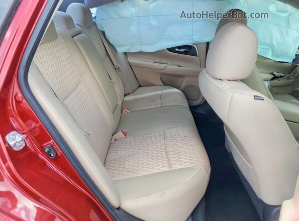 1N4AL3AP6GC157345 2016 NISSAN ALTIMA Red Rear seats view