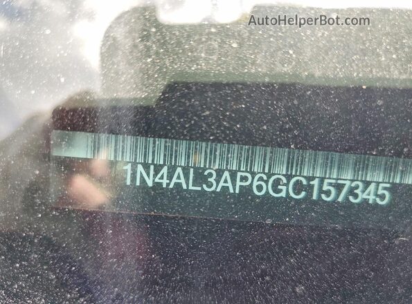 1N4AL3AP6GC157345 2016 NISSAN ALTIMA Red Engine compartment view