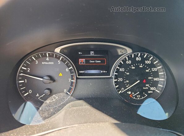 1N4AL3AP6GC177384 2016 NISSAN ALTIMA Серебряный Вид щитка приборов
