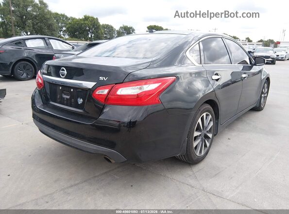 1N4AL3AP6HC113878 2017 NISSAN ALTIMA Черный Задняя правая четверть