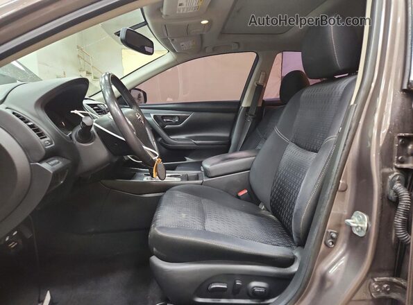 1N4AL3AP6HC142359 2017 NISSAN ALTIMA Brown წინა სალონის ხედი