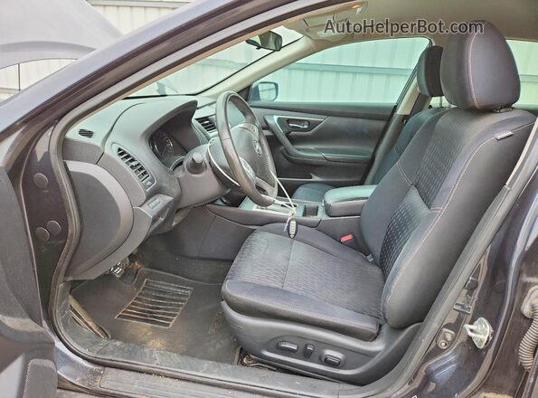1N4AL3AP6HC283836 2017 NISSAN ALTIMA Black წინა სალონის ხედი