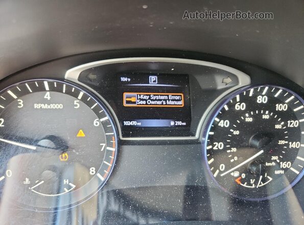 1N4AL3AP6HN331131 2017 NISSAN ALTIMA Black Vista del cuadro de instrumentos
