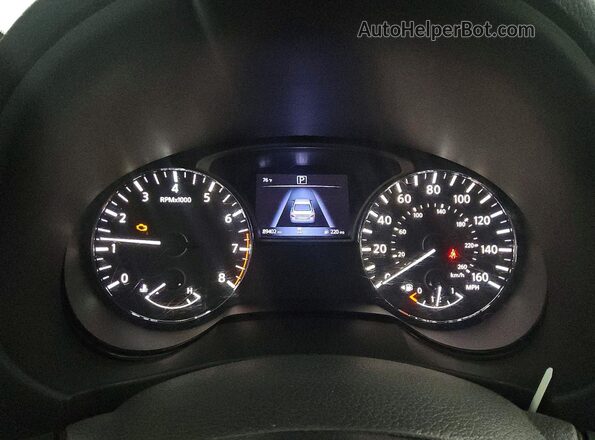 1N4AL3AP6JC129276 2018 NISSAN ALTIMA Gray ხელსაწყოთა პანელის ხედი