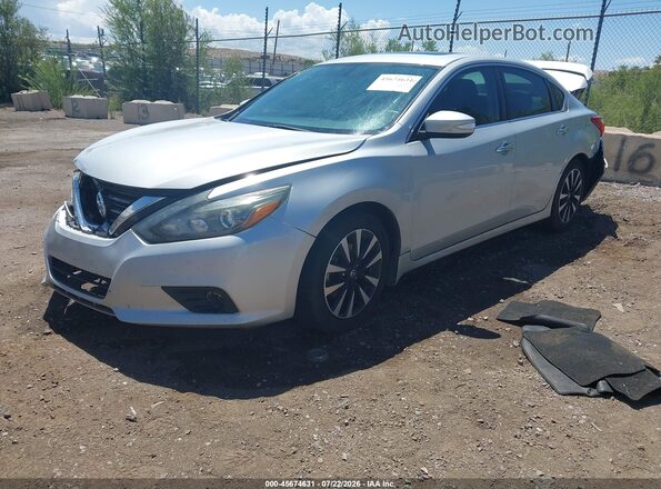1N4AL3AP6JC134350 2018 NISSAN ALTIMA Silver Przód lewy