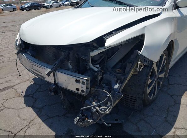 1N4AL3AP6JC151567 2018 NISSAN ALTIMA White Widok zestawu wskaźników