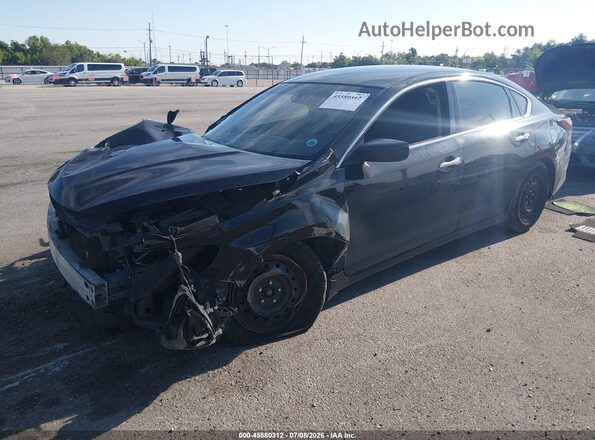 1N4AL3AP6JC221682 2018 NISSAN ALTIMA Black წინა მარცხენა ხედი სამი მეოთხედიდან