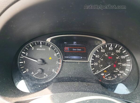 1N4AL3AP6JC298116 2018 NISSAN ALTIMA White ხელსაწყოთა პანელის ხედი