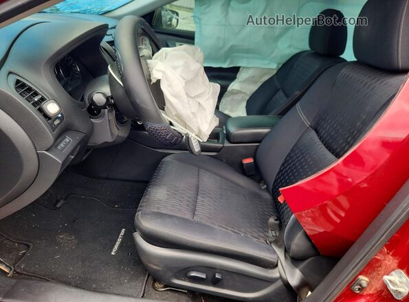 1N4AL3AP6JC472279 2018 NISSAN ALTIMA Красный Вид салона спереди