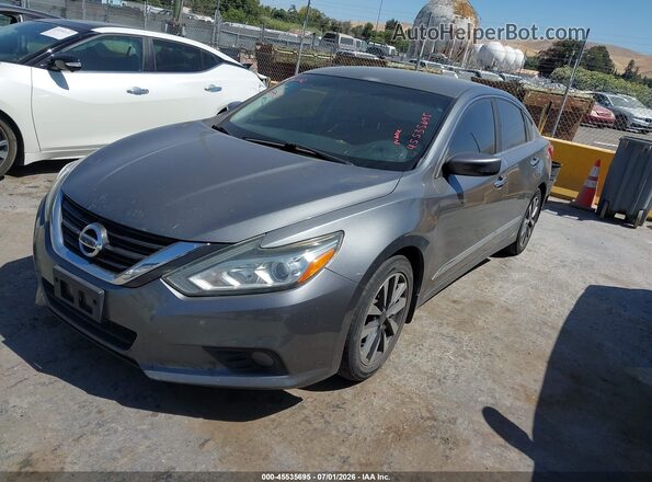 1N4AL3AP7GC113628 2016 NISSAN ALTIMA Gray Առջևի ձախ երեք քառորդ տեսարան